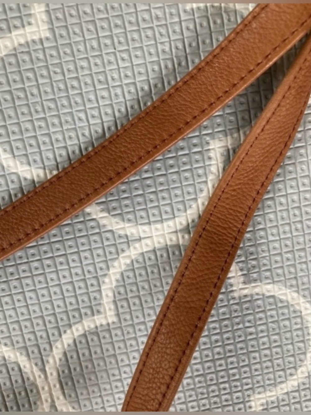 Fossil Brown Leather Messenger Crossbody Multiple Compartments Compact - Picture 6 of 6
